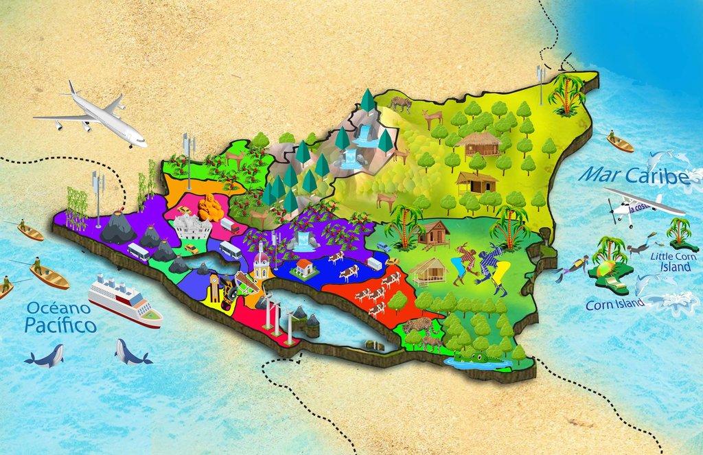 Mapa de Nicaragua